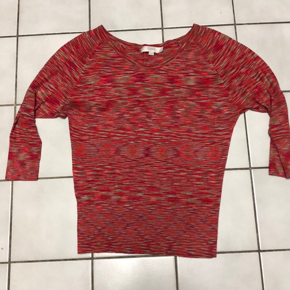 Ann Taylor Loft 3/4 sleeve top